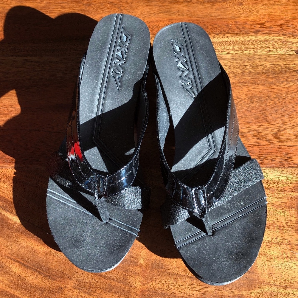 DKNY Black Sandals